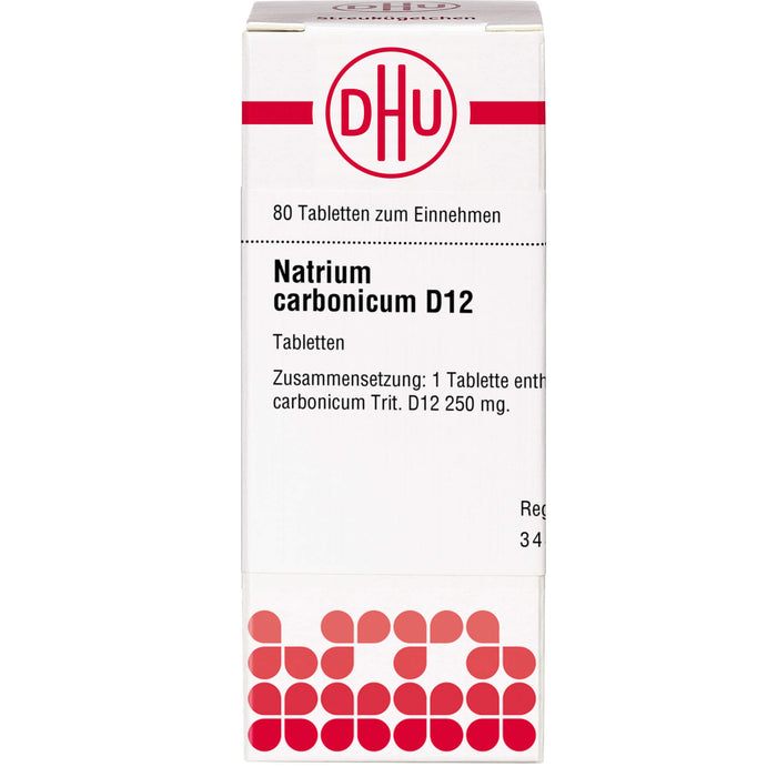 DHU Natrium carbonicum D12 Tabletten, 80 St. Tabletten