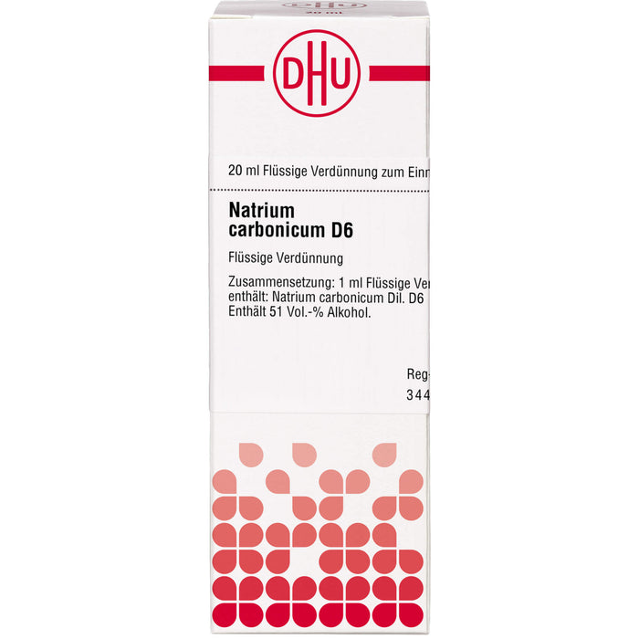 DHU Natrium carbonicum D6 Dilution, 20 ml Lösung