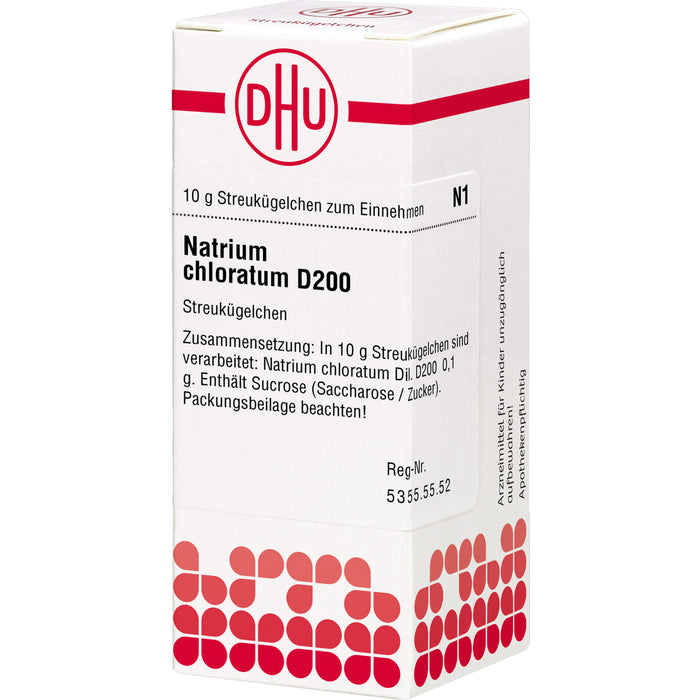 DHU Natrium chloratum D 200 Streukügelchen, 10 g Globules