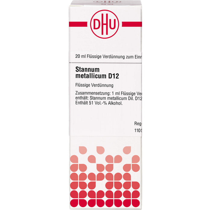 Stannum metallicum D12 DHU Dilution, 20 ml Lösung