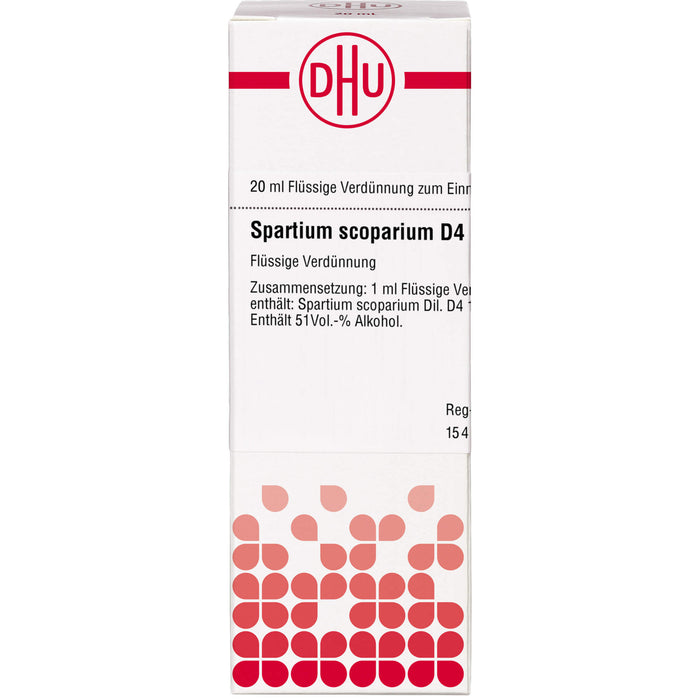 DHU Spartium scoparium D4 Dilution, 20 ml Lösung