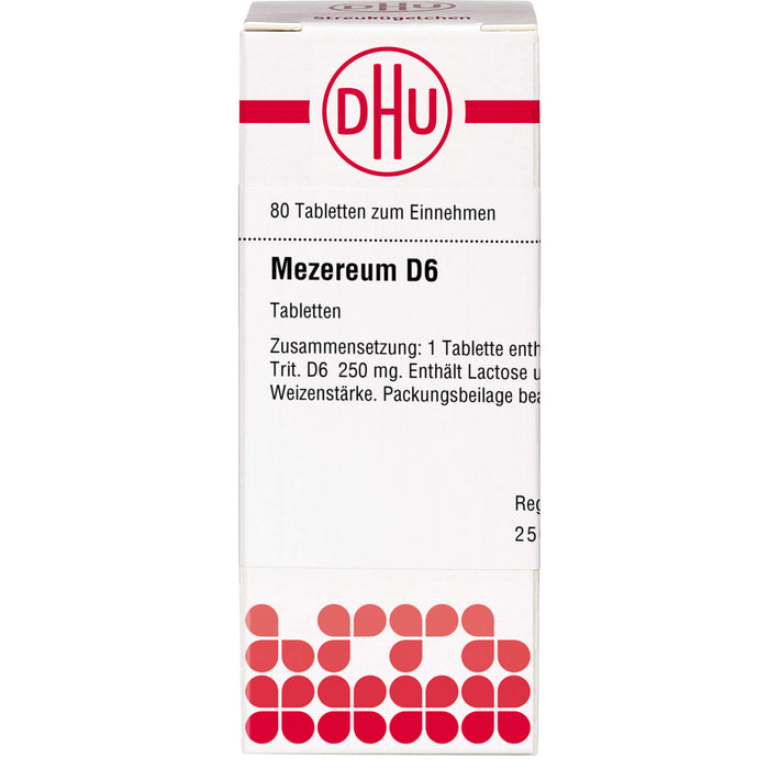 DHU Mezereum D6 Tabletten, 80 pc Tablettes