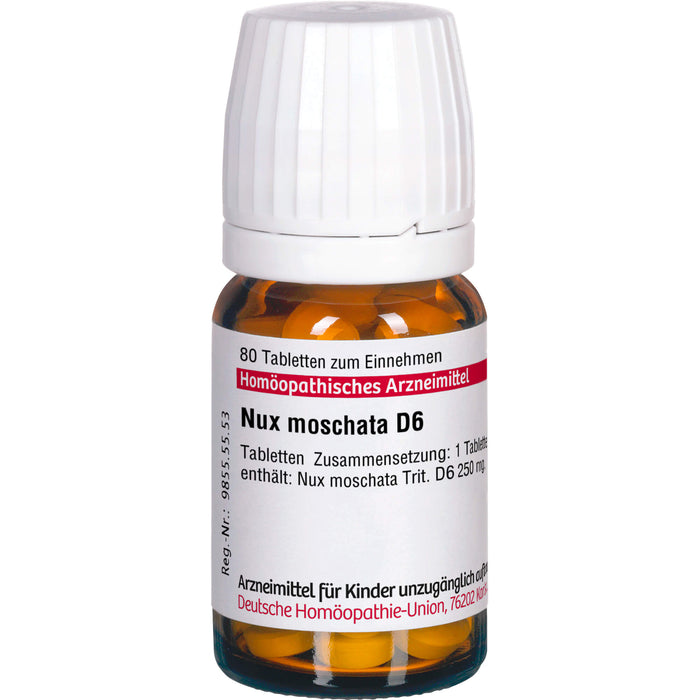 DHU Nux moschata D6 Tabletten, 80 pcs. Tablets