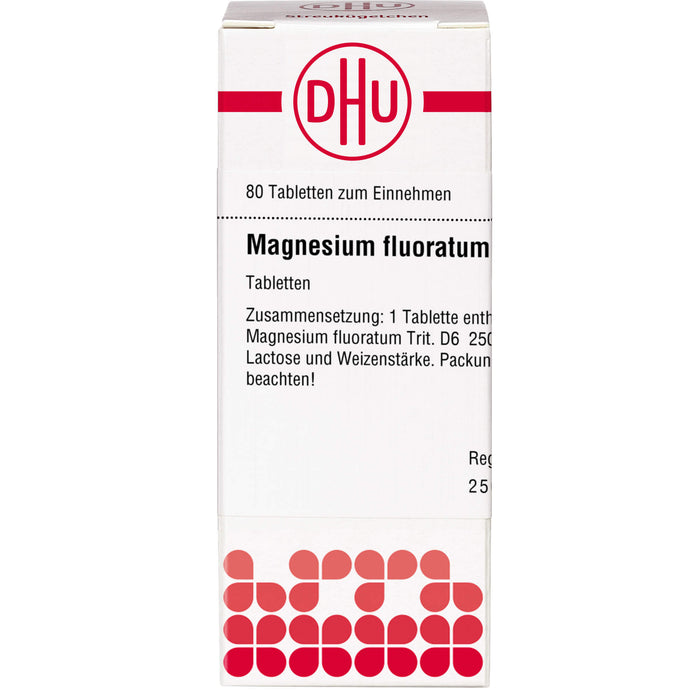 DHU Magnesium fluoratum D 6 Tabletten, 80 pcs. Tablets