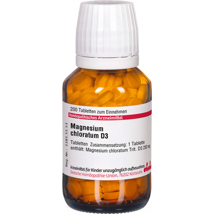 DHU Magnesium chloratum D3 Tabletten, 200 St. Tabletten