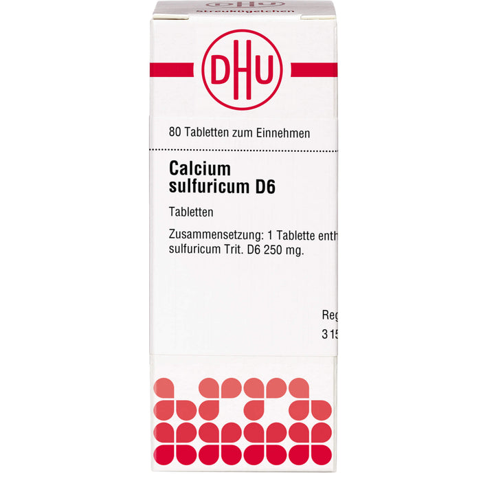 DHU Calcium sulfuricum D6 Tabletten, 80 pcs. Tablets