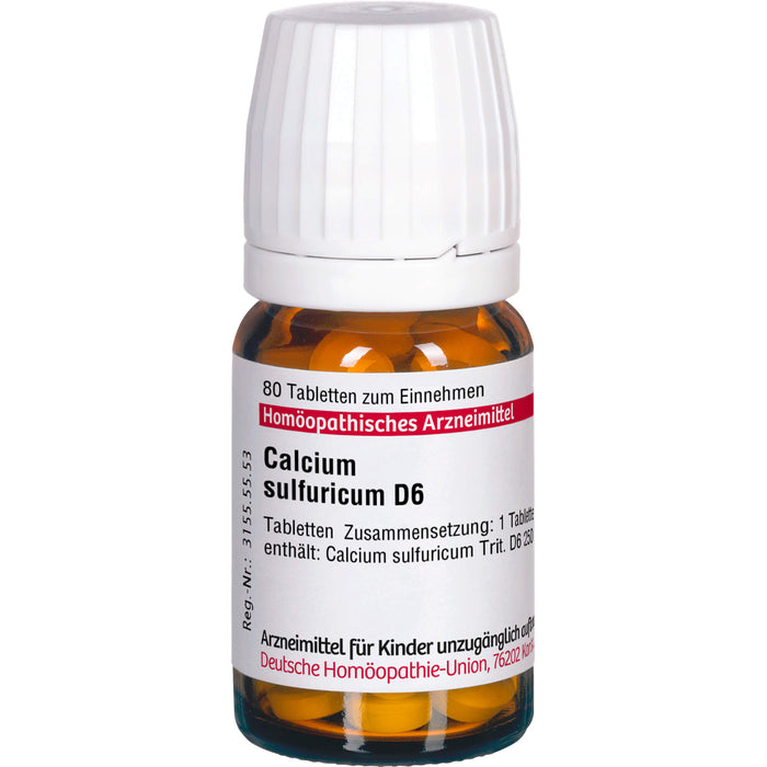 DHU Calcium sulfuricum D6 Tabletten, 80 pcs. Tablets