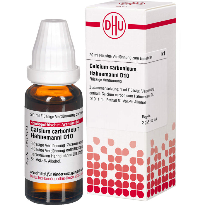 DHU Calcium carbonicum Hahnemanni D10 Dilution, 20 ml Lösung