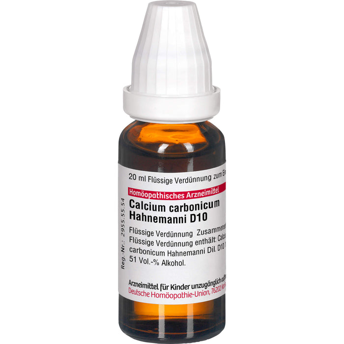 DHU Calcium carbonicum Hahnemanni D10 Dilution, 20 ml Lösung