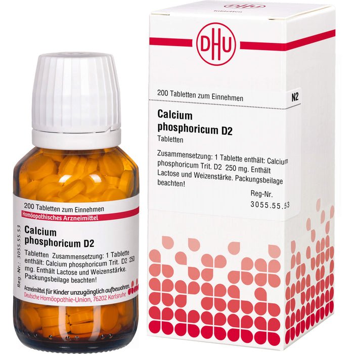 DHU Calcium phosphoricum D2 Tabletten, 200 St. Tabletten