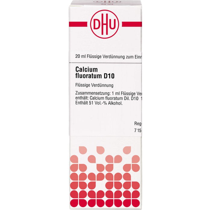 Calcium fluoratum D10 DHU Dilution, 20 ml Lösung