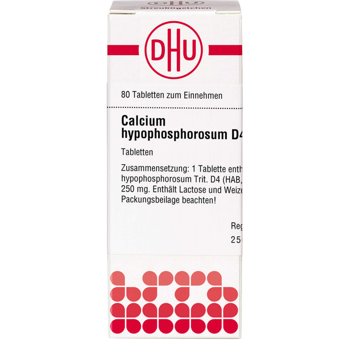 DHU Calcium hypophosphorosum D4 Tabletten, 80 St. Tabletten