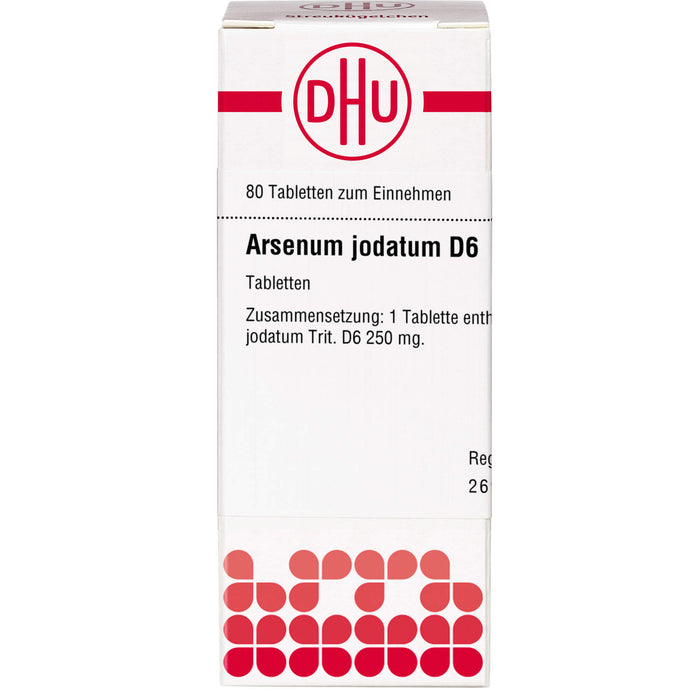 DHU Arsenum jodatum D6 Tabletten, 80 pcs. Tablets