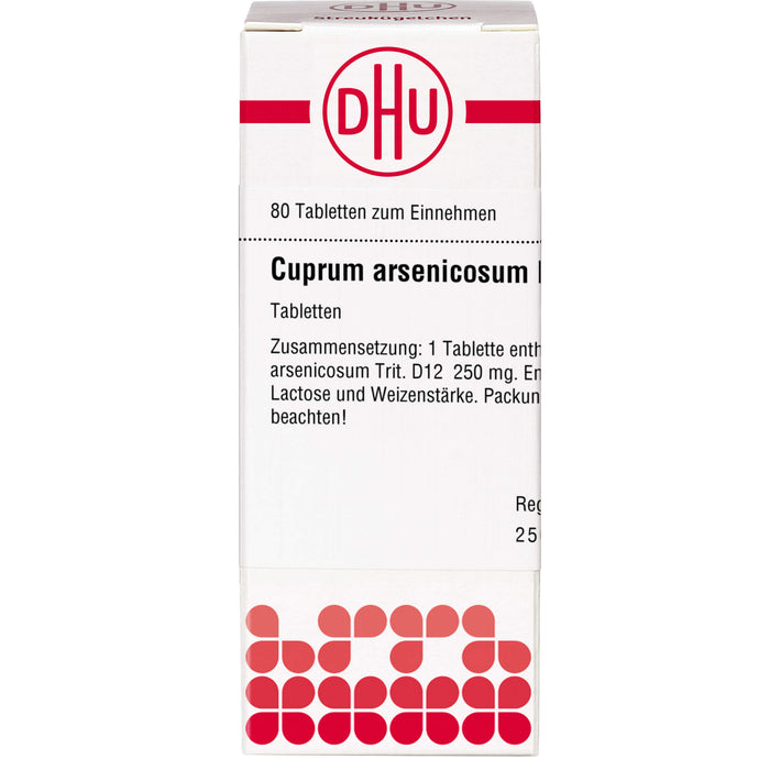 Cuprum arsenicosum D12 DHU Tabletten, 80 St. Tabletten