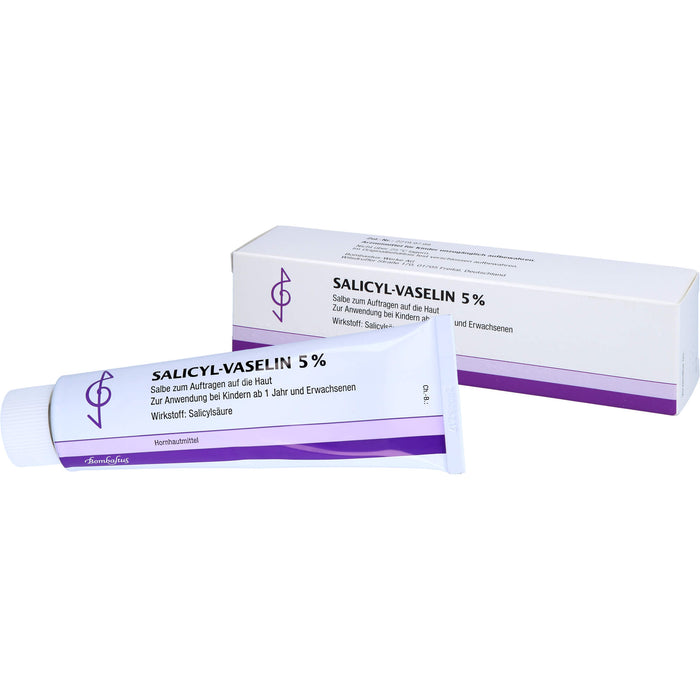 Bombastus Salicyl-Vaselin 5% Salbe, 100 ml Ointment