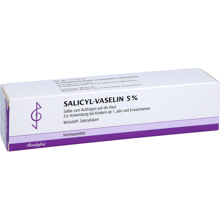 Bombastus Salicyl-Vaselin 5% Salbe, 100 ml Onguent