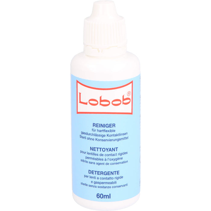 Lobob Reiniger für hartflexible gasdurchlässige Kontaktlinsen, 60 ml Solution