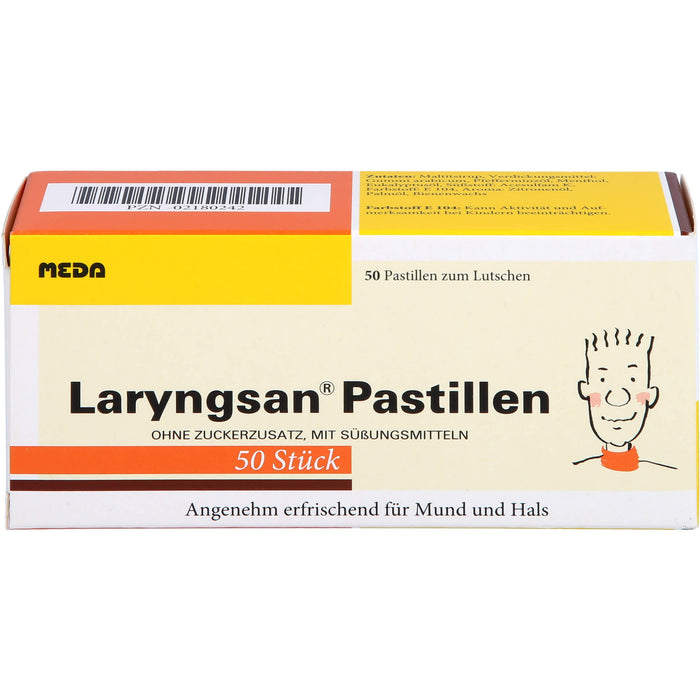 Laryngsan Pastillen erfrischend für Mund und Hals, 50 pc Pastilles