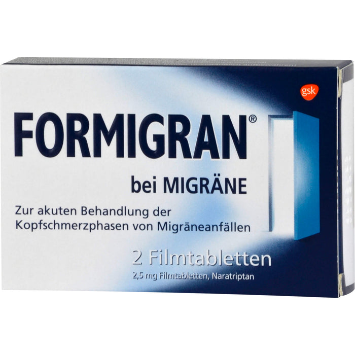 Formigran bei Migräne Filmtabletten, 2 pc Tablettes