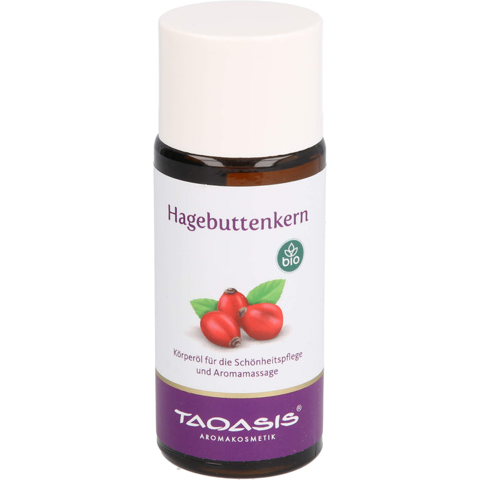 TAOASIS Hagebuttenkern bio Körperöl für die Schönheitspflege und Aromamassage, 50 ml Oil