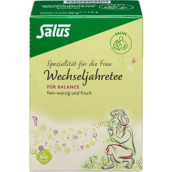 Salus Wechseljahre Tee Kräutermischung, 15 St. Filterbeutel