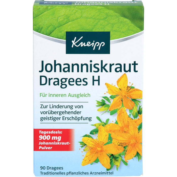 Kneipp Johanniskraut Dragees H für inneren Ausgleich, 90 St. Tabletten