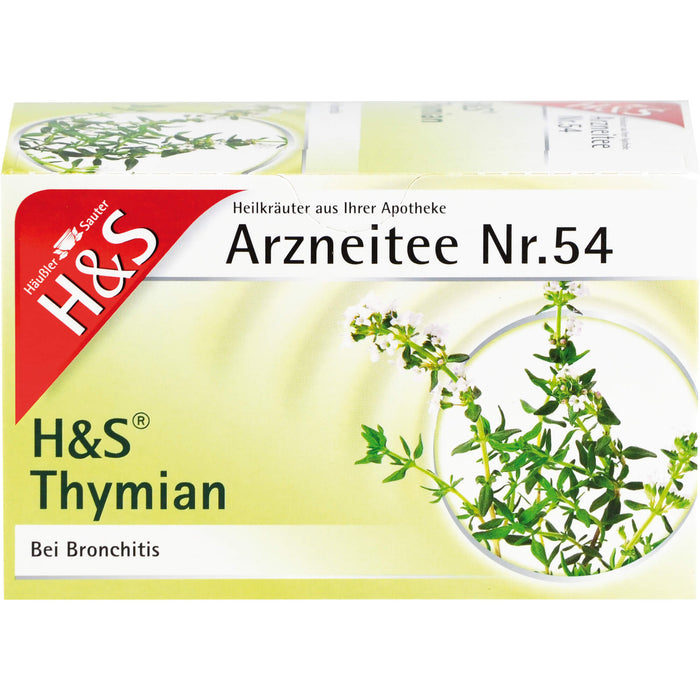 H&S Thymian Arzneitee Nr. 54, 20 pcs. Filter bag