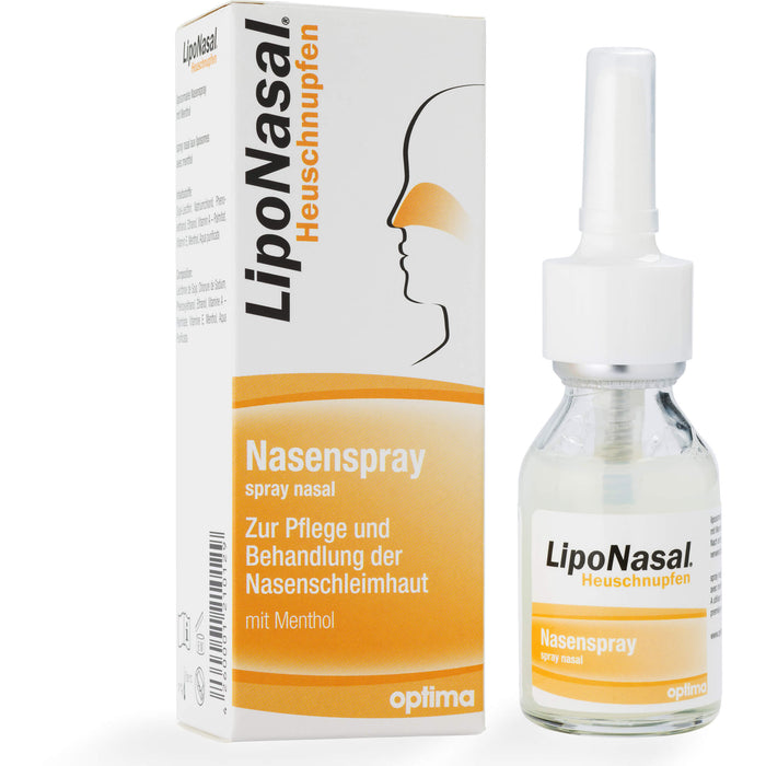 LipoNasal Heuschnupfen, Nasenspray zur Pflege und Behandlung der Nasenschleimhaut, 20 ml Solution