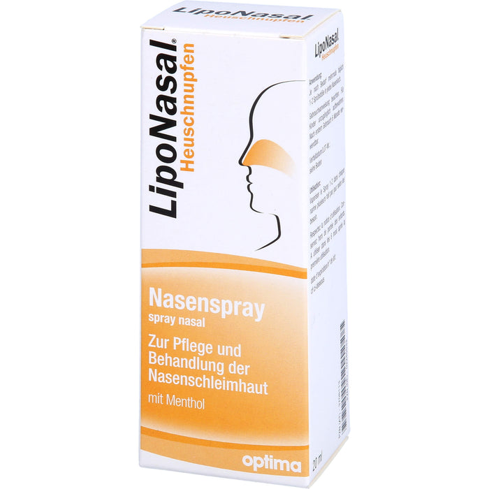 LipoNasal Heuschnupfen, Nasenspray zur Pflege und Behandlung der Nasenschleimhaut, 20 ml Solution