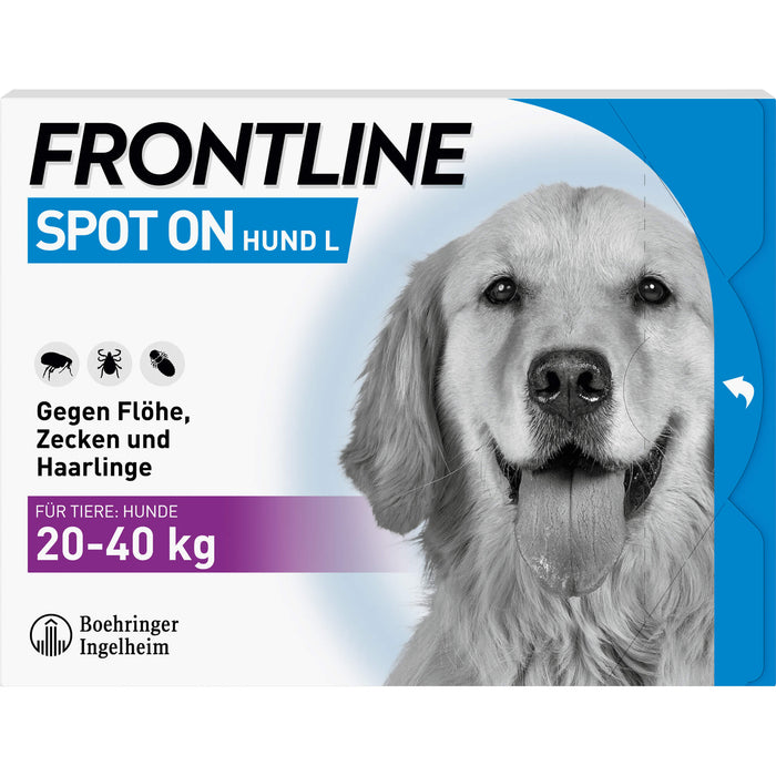 FRONTLINE Spot on Hund L 20-40 kg Pipetten, 5 pc Ampoules