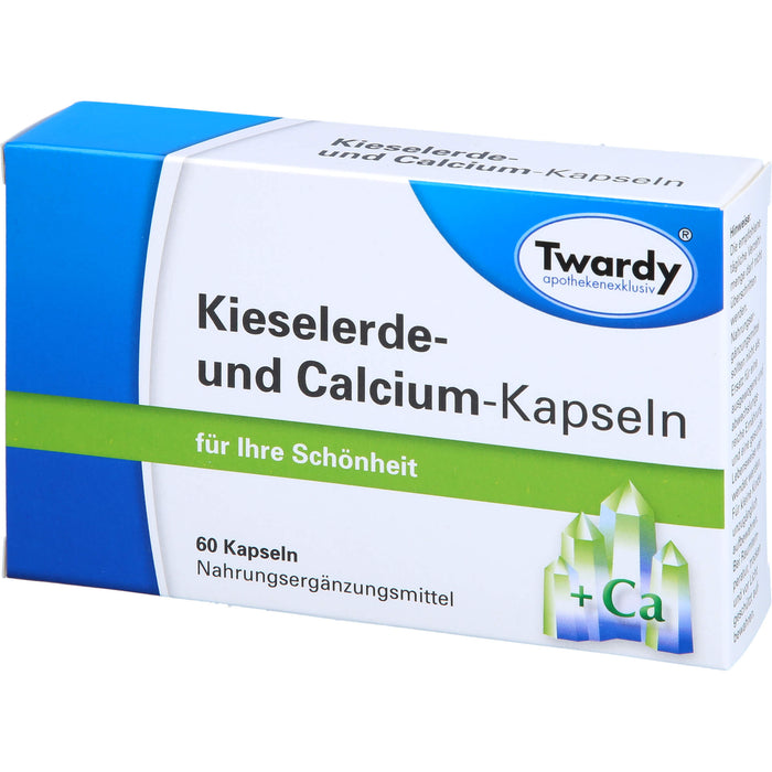 Twardy Kieselerde- und Calcium-Kapseln für Ihre Schönheit, 60 pc Capsules