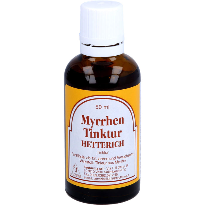 HETTERICH Myrrhen Tinktur, 50 ml Solution