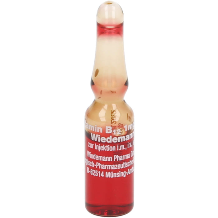 Combustin Vitamin B12 1 mg/ml Wiedemann Injektionslösung, 10 pcs. Ampoules