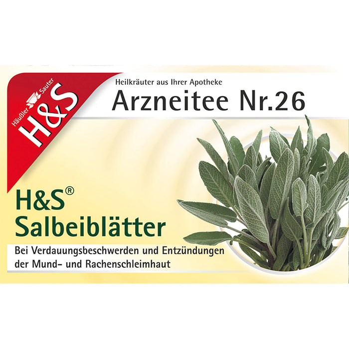 H&S Salbeiblätter Arzneitee, 20 pcs. Filter bag