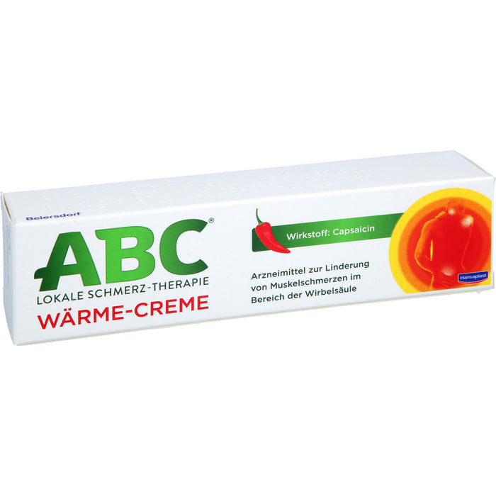 Hansaplast ABC lokale Schmerztherapie Wärme-Creme, 50 g Creme