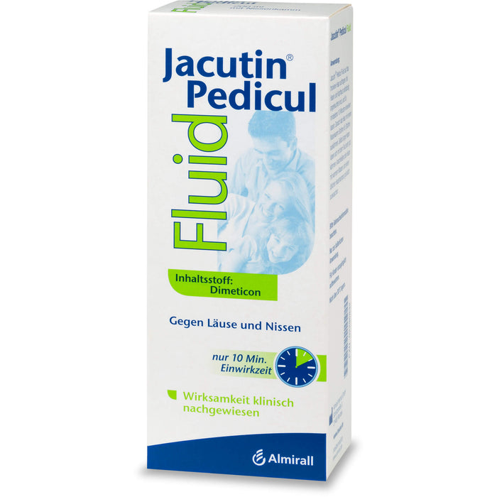 Jacutin Pedicul Fluid mit Nissenkamm gegen Läuse und Nissen, 200 ml Solution