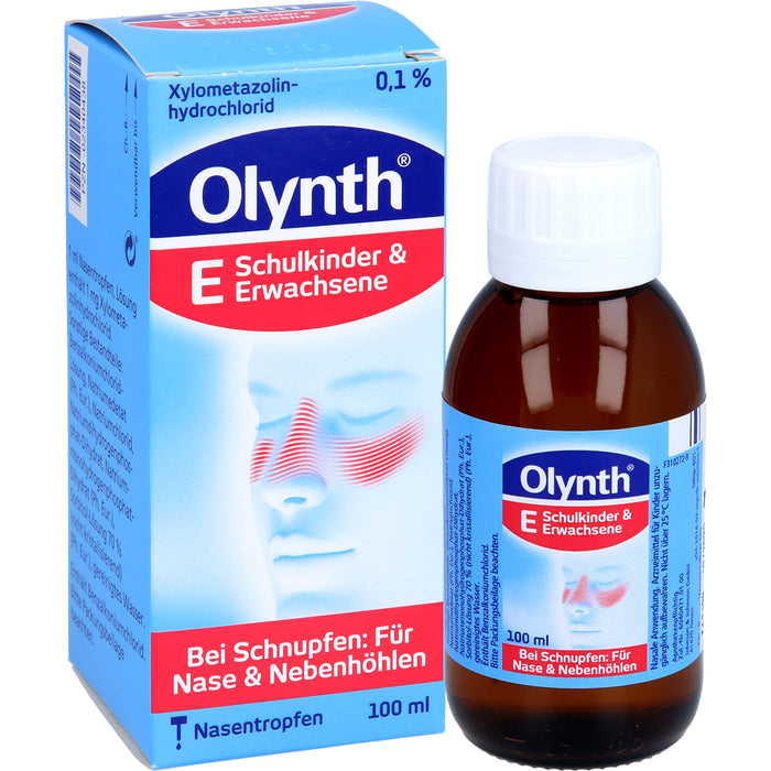 Olynth E Nasentropfen bei Schnupfen, 100 ml Solution