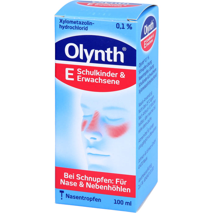 Olynth E Nasentropfen bei Schnupfen, 100 ml Lösung