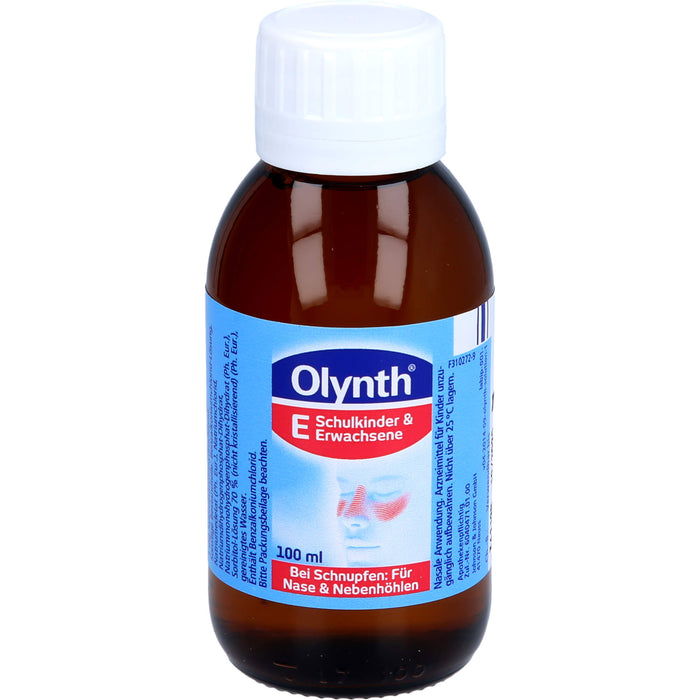 Olynth E Nasentropfen bei Schnupfen, 100 ml Solution