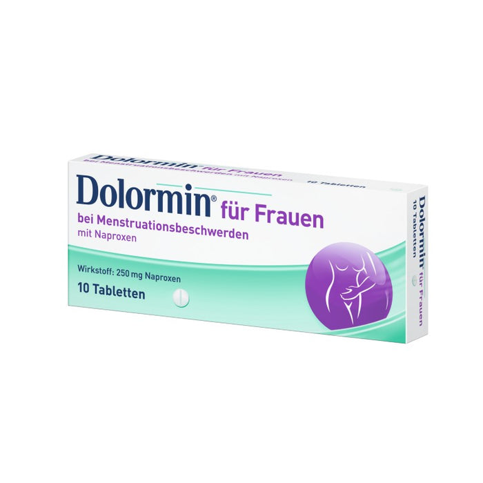 Dolormin für Frauen bei Menstruationsbeschwerden Tabletten, 10 pcs. Tablets