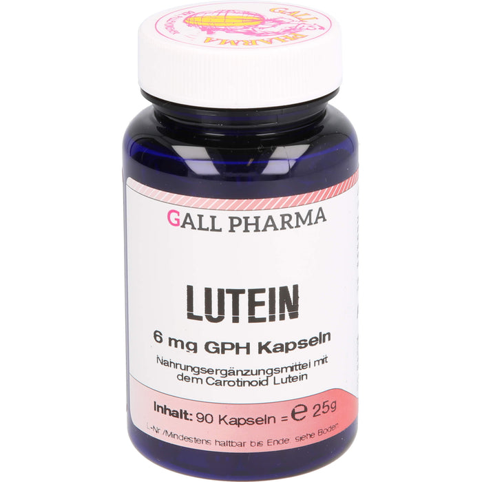 GALL PHARMA Lutein 6 mg GPH Kapseln, 90 pcs. Capsules