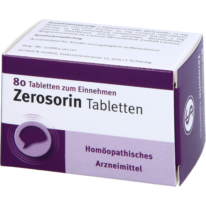 Zerosorin Tabletten, 80 St TAB