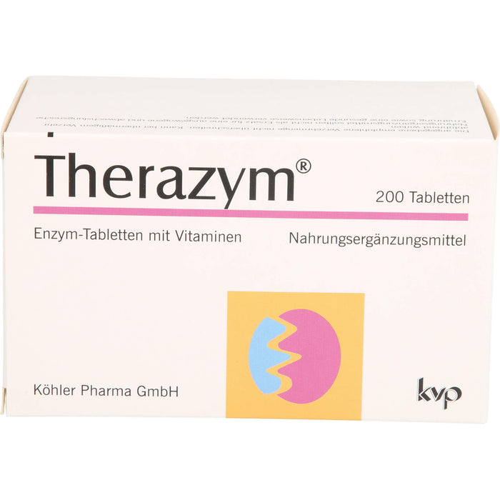 Therazym Tabletten mit Enzymen  und Vitaminen, 200 pcs. Tablets