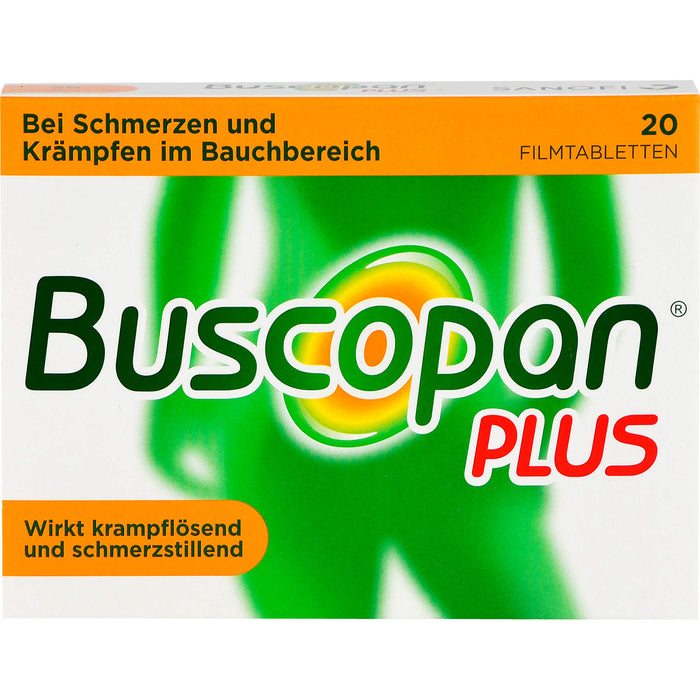 Buscopan plus Filmtabletten Original Sanofi-Aventis, 20 pcs. Tablets