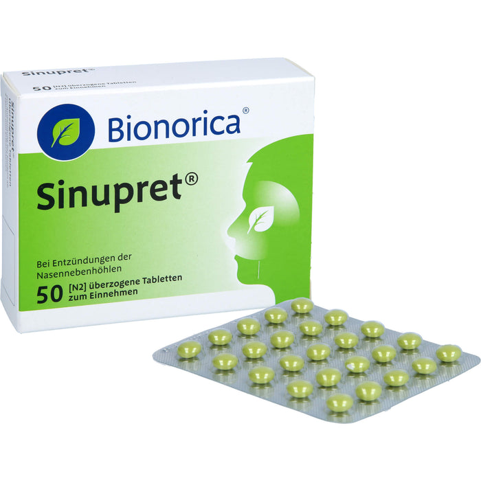 Sinupret überzogene Tabletten, 50 pcs. Tablets