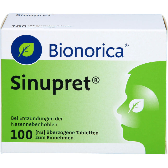 Sinupret überzogene Tabletten bei Entzündungen der Nasennebenhöhlen, 100 St. Tabletten