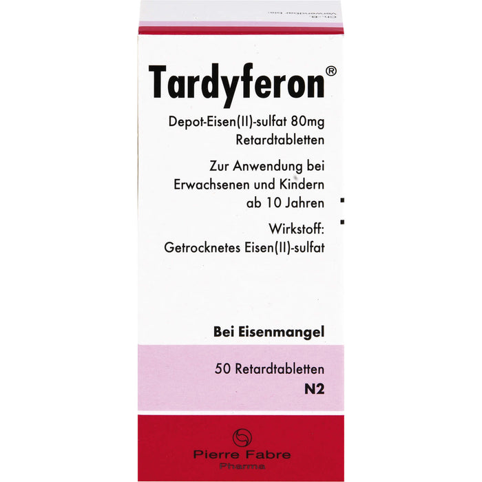 Tardyferon Depot-Eisen(II)-Sulfat 80 mg Retardtabletten, 50 St. Kapseln