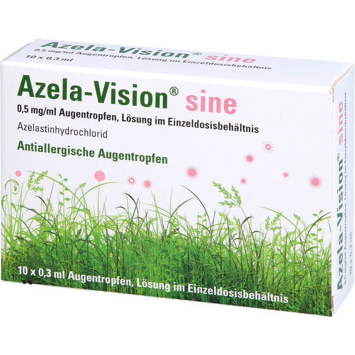 Azela-Vision sine Augentropfen Einzeldosisbehältnis, 10 pc Ampoules