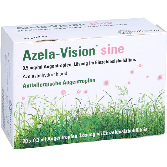 Azela-Vision sine Augentropfen Einzeldosisbehältnis, 20 pcs. Ampoules