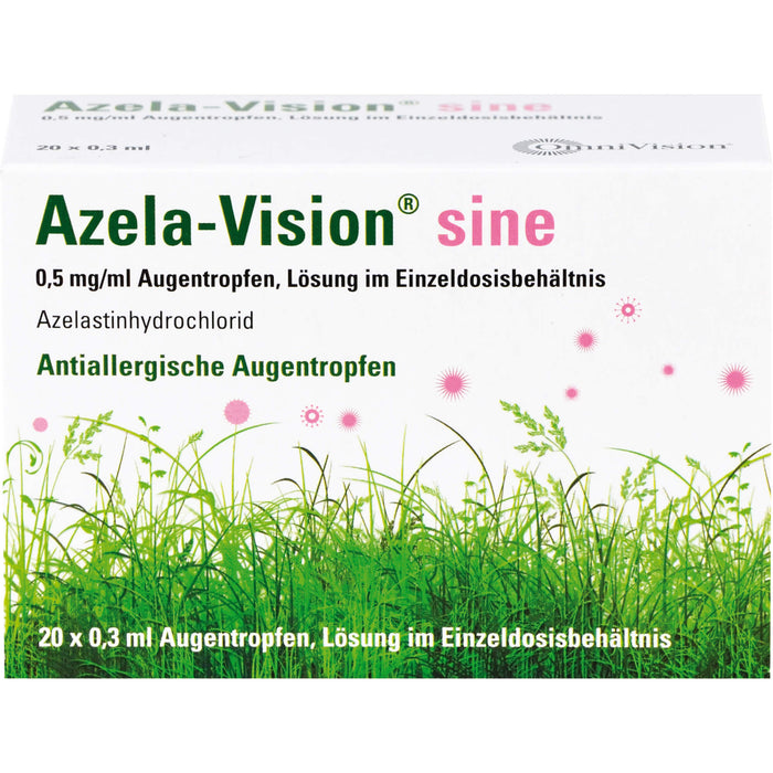 Azela-Vision sine Augentropfen Einzeldosisbehältnis, 20 pc Ampoules